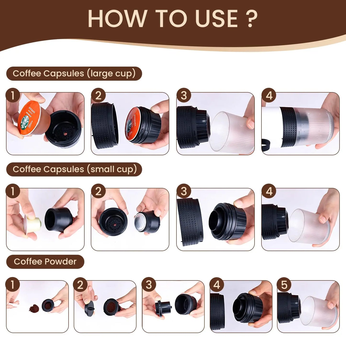 Bärbar Kaffeautomat™