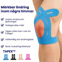 TAPEX™ – Kinesiotape som stödjer ditt knä