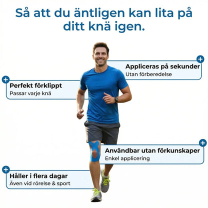 TAPEX™ – Kinesiotape som stödjer ditt knä